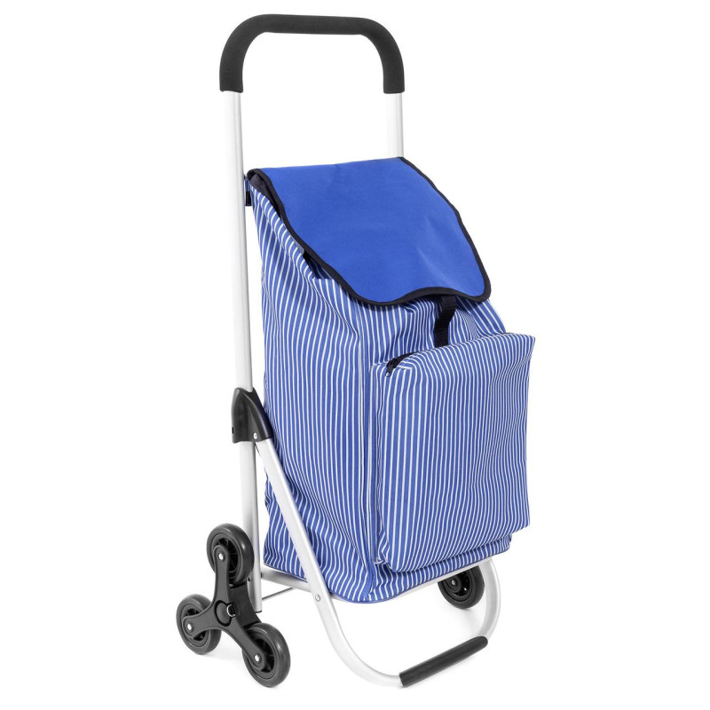 Сумка-коляска Casa Si Stairs Blue Stripes CS93073 об'єм 42 л вага 2.3 кг максимальне навантаження 25 кг