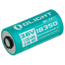 Акумулятор Olight ORB-183C11 1100 mAh Li-Ion 18350 для ліхтариків Seeker 4 Mini Baton Turbo Warrior Nano Акумулятор Olight ORB-183C11 1100 mAh Li-Ion 18350 для ліхтариків Seeker 4 Mini Baton Turbo Warrior Nano