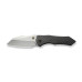 Ніж Weknife High-Fin XL WE24010-6 титанове руків'я 6AL4V сталь CPM 20CV довжина 207 мм складаний
