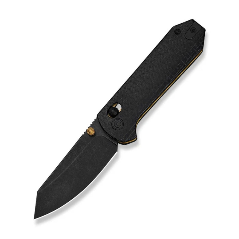 Складаний ніж Civvi Yonder C23073B-2 довжина клинка 73.1 мм вага 71.7 г замок Crossbar Lock чорна рукоятка
