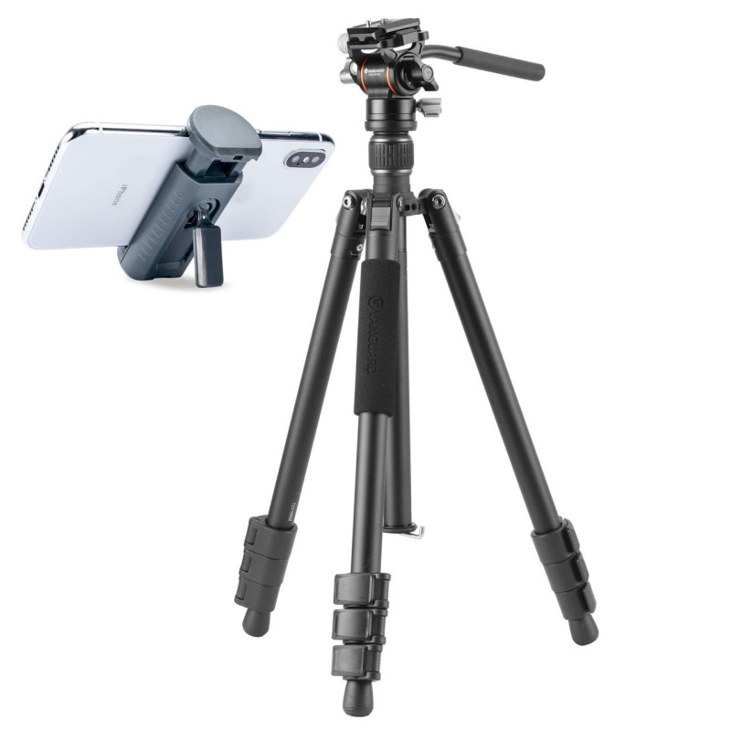 Штатив Vanguard Vesta Go 234AV10 алюмінієвий максимальная висота 151 см вес 1.54 кг для відеозйомки и наблюдений