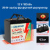 Литий-залізо-фосфатний акумулятор DEE SPAEK LiFePO4 12V 100 Ah Bluetooth Mini 1280Wh BMS 100A 8000 циклів 9.3 кг