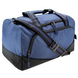 Сумка дорожня Semi Line 29 Navy/Black (A3026-6) об'єм 29 л матеріал 600D Polyester PVC регульований плечовий ремінь Сумка дорожня Semi Line 29 Navy/Black (A3026-6) об'єм 29 л матеріал 600D Polyester PVC регульований плечовий ремінь
