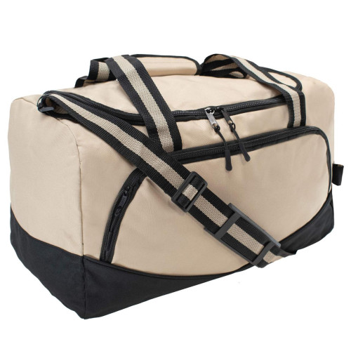 Дорожня сумка Semi Line 29 Light Pink/Black A3026-7 об'єм 29 л матеріал 600D Поліестер PVC регульований ремінь
