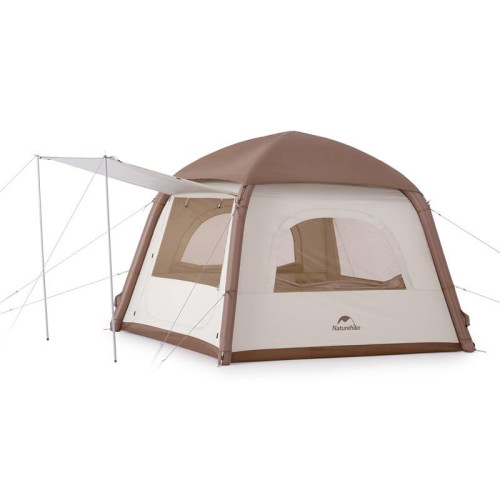 Надувний намет Naturehike CNH23ZP12002 бежевий трисезонний для 3 осіб 210 x 210 x 170 см водонепроникний легка конструкція