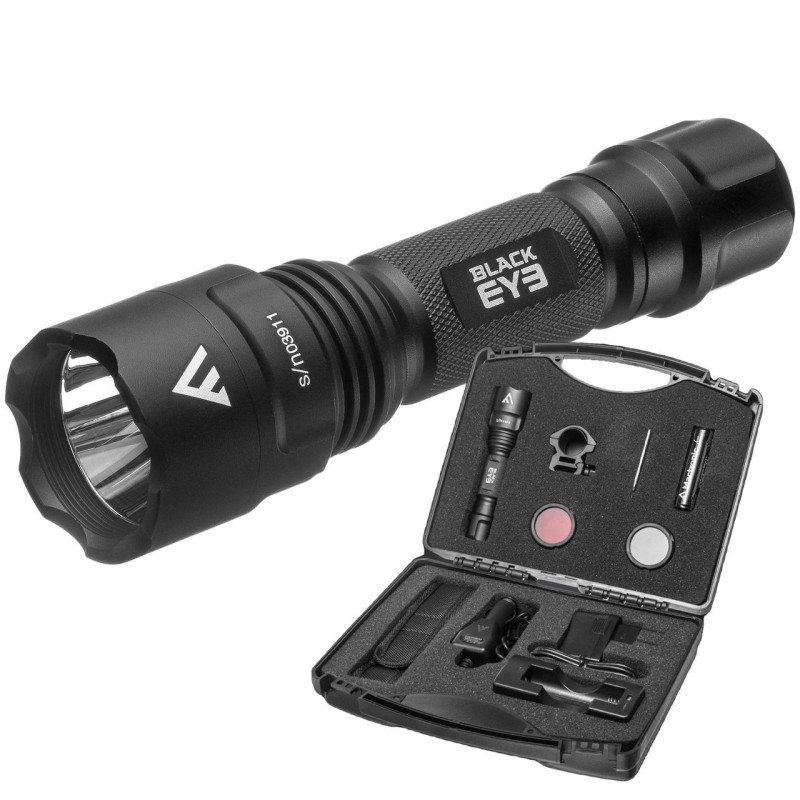 Тактичний ліхтар Mactronic Black Eye 650 650 Лм дальність 250 м IPX5 RGB Kit