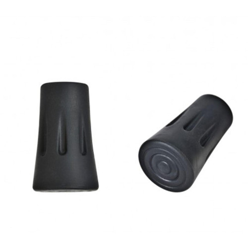 Насадка-ковпачок Vipole Trekking Rubber Round Tip R10 05 чорний для палок діаметром до 10 мм вага 28 г Made in Italy