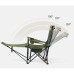 Крісло-шезлонг Naturehike CNK2550JJ023 Nightfall T05 сталь хаки ергономічний дизайн вага 3.9 кг макс. навантаження 100 кг