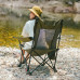 Крісло-шезлонг Naturehike CNK2550JJ023 Nightfall T05 оливкове сталь макс. навантаження 100 кг вага 3.9 кг