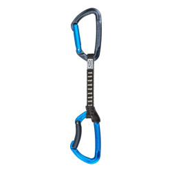 Стропа з карабінами Climbing Technology Lime Set DY 12 см Антрацит Електричний синій для альпінізму і скалолазіння Стропа з карабінами Climbing Technology Lime Set DY 12 см Антрацит Електричний синій для альпінізму і скалолазіння