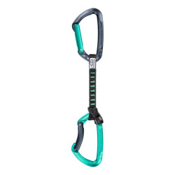 Система з карабінами Climbing Technology Lime Set DY 12 см вага 220 г міцність 22 kN антрацит / аквамарин Система з карабінами Climbing Technology Lime Set DY 12 см вага 220 г міцність 22 kN антрацит / аквамарин