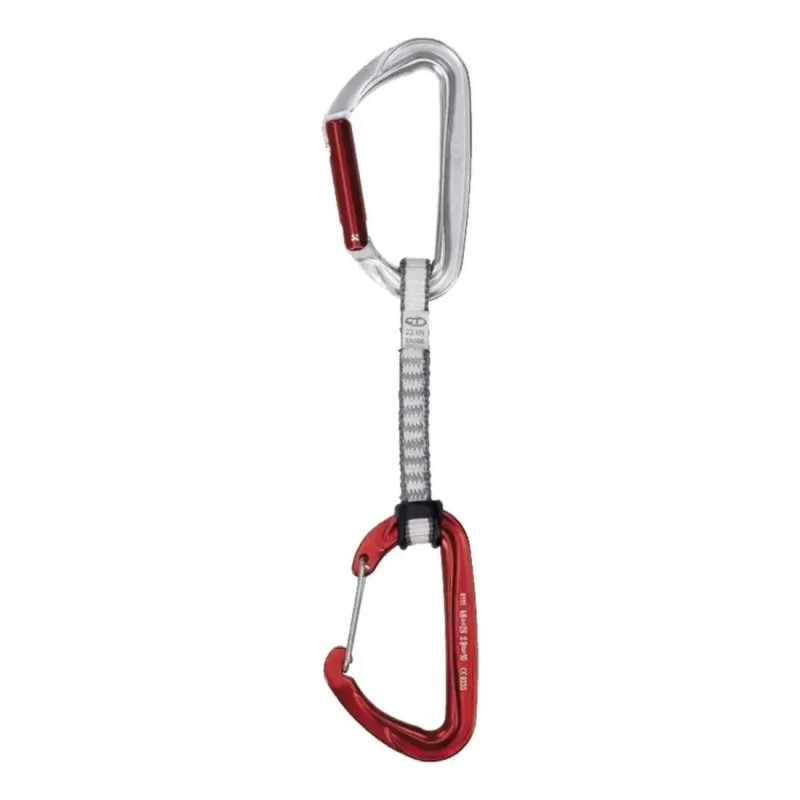Стропа з карабінами Climbing Technology Passion Mix DY 12 см червоний легкий матеріал компактний розмір