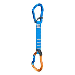Стропа з карабінами Climbing Technology Morfo Set UL Pro 17 см Синій / Помаранчевий вага 130 г міцність 23 кН Стропа з карабінами Climbing Technology Morfo Set UL Pro 17 см Синій / Помаранчевий вага 130 г міцність 23 кН