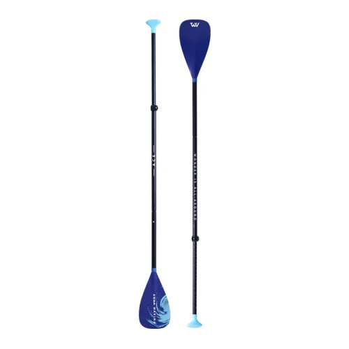 Весло Aqua Marina Aluminum ACE iSUP Paddle 3pcs для молоді вага 610 г довжина 130–165 см алюмінієвий шафт посилений ПП