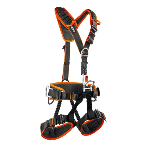 Страхувальна система Rock Empire Atlas Uni Steel Orange вага 2254 г 6 поличок сертифікати EN 361 EN 358