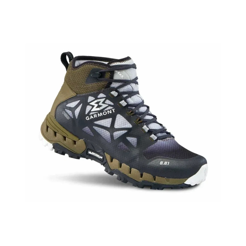 Черевики Garmont 9.81 N AIR G S MID GTX чорний/бронзовий 41 гідроізоляція GORE-TEX® SURROUND® вага 390 г