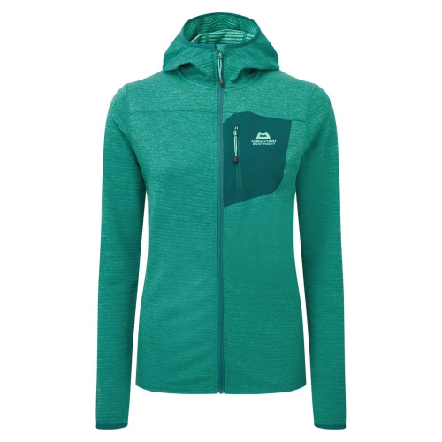 Кофта Mountain Equipment Lumiko Hooded Women's Jacket 93% поліестер 7% еластан капюшон регульований розмір 8 Spruce/Deep Teal