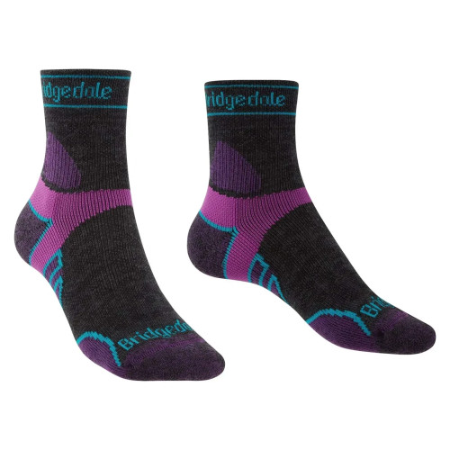 Шкарпетки Bridgedale Women's Trail Run LightWeight T2 Merino Sport 3/4 Crew M амортизація T2 AntiShock
