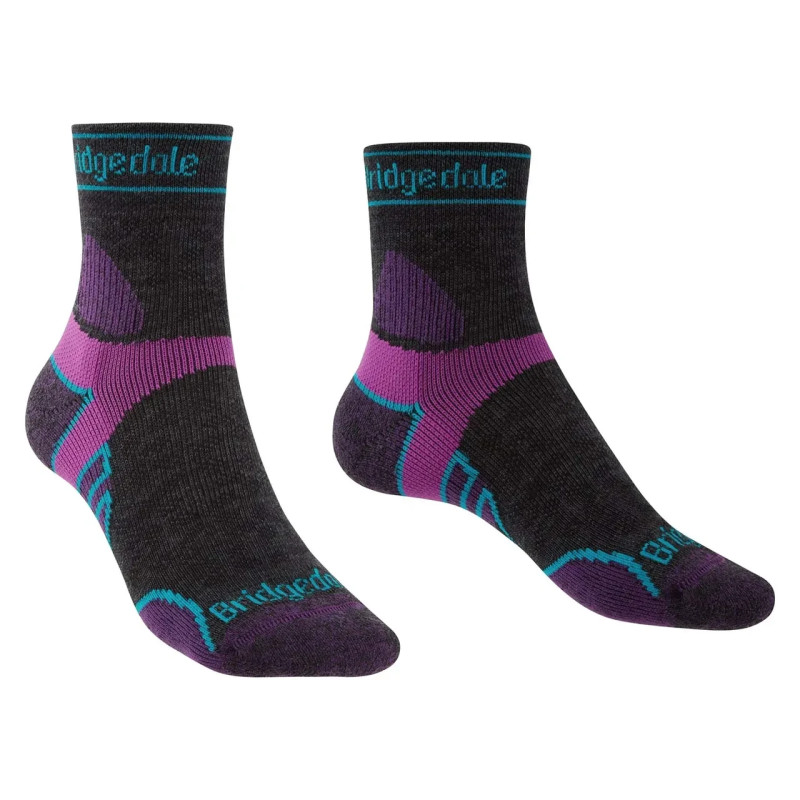 Шкарпетки Bridgedale Women's Trail Run LightWeight T2 Merino Sport 3/4 Crew M амортизація T2 AntiShock
