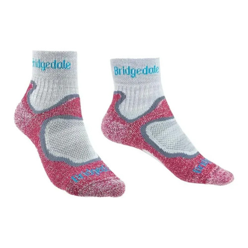 Шкарпетки Bridgedale Women's Trailsport LightWeight T2 Тьмяно-рожевий S 22% мериносової вовни 3/4 Crew