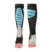 Шкарпетки Bridgedale Women's Ski Easy On Чорний/Кораловий L висота голенища до коліна 19% меріносової вовни