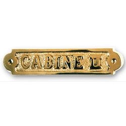 Табличка Cabine II латунь Azur Marine стильна для дверей каюти Франція нова елегантний дизайн Табличка Cabine II латунь Azur Marine стильна для дверей каюти Франція нова елегантний дизайн