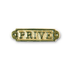 Табличка Prive Azur Marine латунь нова для дверей та кают Франція елегантний дизайн міцність Табличка Prive Azur Marine латунь нова для дверей та кают Франція елегантний дизайн міцність