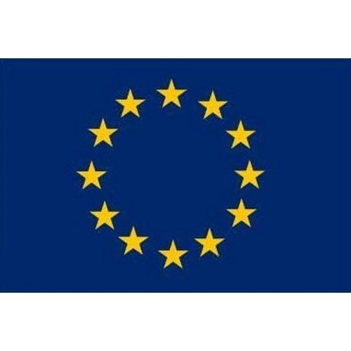 Прапор Євросоюзу Osculati 30x45 см флагдук невідпираючий друк прапорна тканина Італія