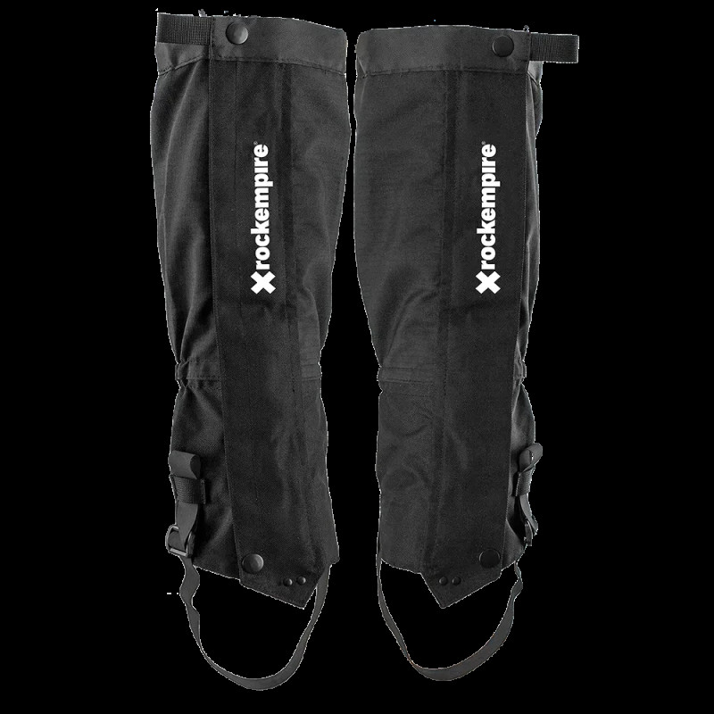 Гетри Rock Empire Gaiters чорні 44-47 матеріал 450D PES Ripstop вага 247 г захист від снігу та вологи