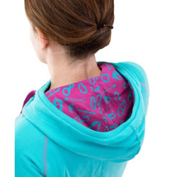 Кофта Climbing Technology Lolotte M brushed fleece 92% бавовна Ombre blue/fuchsia з капюшоном та антибактеріальною обробкою Кофта Climbing Technology Lolotte M brushed fleece 92% бавовна Ombre blue/fuchsia з капюшоном та антибактеріальною обробкою