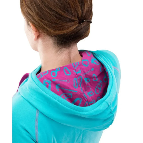 Кофта Climbing Technology Lolotte Синій/фуксія M brushed fleece антибактеріальна обробка еластична бавовна