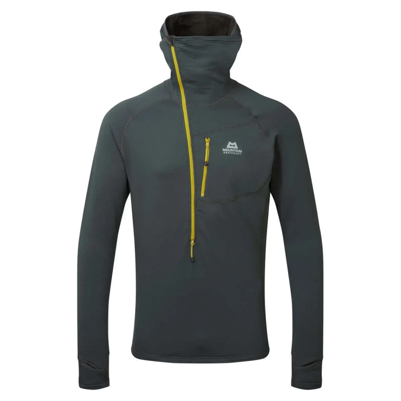Кофта Mountain Equipment Eclipse Hooded Zip T Anvil Grey XL фліс Pontetorto® Tecnostretch 290 г антимікробна обробка Polygiene
