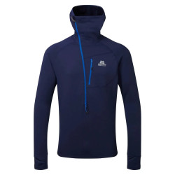 Кофта Mountain Equipment Eclipse Hooded Zip T фліс Medieval blue L вага 290 г антимікробна обробка Polygiene Кофта Mountain Equipment Eclipse Hooded Zip T фліс Medieval blue L вага 290 г антимікробна обробка Polygiene