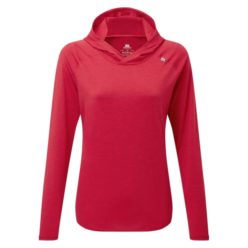Кофта Mountain Equipment Glace Women's Hooded Top легка 150 г швидкосохнуча капюшон Slim fit Capsicum Red 14