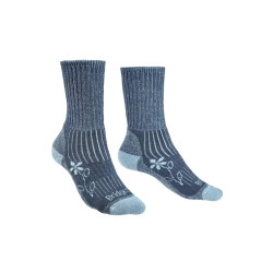 Шкарпетки Bridgedale Hike MidWeight Boot Wmn синій L мериносове волокно Coolmax еластичний манжет