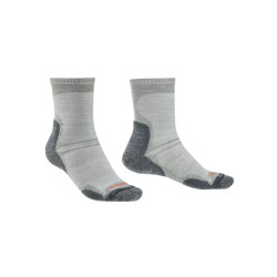 Носки Bridgedale Hike Ultra Light T2 Crew L Gunmetal Merino Performance Fusion з зональною вставкою T2 для комфорту Носки Bridgedale Hike Ultra Light T2 Crew L Gunmetal Merino Performance Fusion з зональною вставкою T2 для комфорту