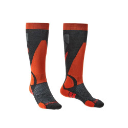 Шкарпетки Bridgedale Ski LightWeight Over Calf L 20% меріносової вовни висота голенища Over calf ГРАФІТ/ОРАЖЕВИЙ Шкарпетки Bridgedale Ski LightWeight Over Calf L 20% меріносової вовни висота голенища Over calf ГРАФІТ/ОРАЖЕВИЙ