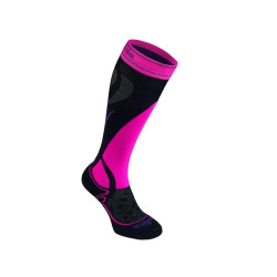 Шкарпетки Bridgedale Ski MidWeight Over Calf Wmn Мериносове волокно висота голенища Over calf чорний/флуоресцентний рожевий M Шкарпетки Bridgedale Ski MidWeight Over Calf Wmn Мериносове волокно висота голенища Over calf чорний/флуоресцентний рожевий M