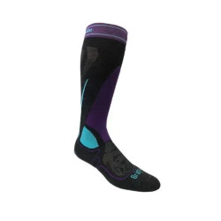 Шкарпетки Bridgedale Ski MidWeight Over Calf Wmn графіт/фіолетовий S висота голенища Over calf 25% вовни мериноса