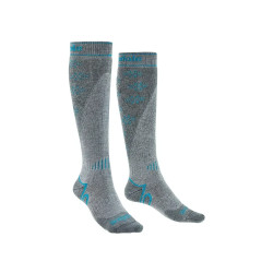 Шкарпетки Bridgedale Ski MidWeight Plus Over Calf Wmn S Меріно 34% Камінь/сірий технологія Fusion довговічні Шкарпетки Bridgedale Ski MidWeight Plus Over Calf Wmn S Меріно 34% Камінь/сірий технологія Fusion довговічні