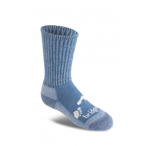 Шкарпетки Bridgedale WoolFusion® Trekker Junior Storm blue JL висота голенища Boot анатомічний дизайн з теплоізоляцією