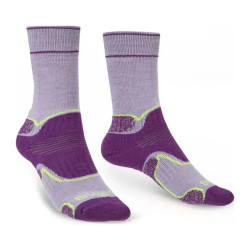Шкарпетки Bridgedale Women's MidWeight Hike Merino Performance Бузкові висота халяви Boot жіноча посадка S Шкарпетки Bridgedale Women's MidWeight Hike Merino Performance Бузкові висота халяви Boot жіноча посадка S