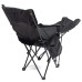 Крісло-шезлонг Ranger Relax Black поліестер 600D з підставкою під ноги регульована спинка 4 положення