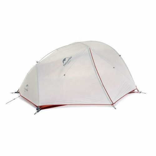 Намет двомісний Naturehike Star-River 2 Updated NH17T012-T сіро-червоний 20D 4000 мм водостійкості 2.2 кг