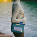 Водонепроникна сумка Naturehike CNK2300BS016 2.6 л IPX8 темно-зелена з прозорою кишенею для телефону