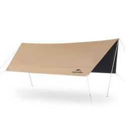 Тент-навіс Naturehike CNK2350WS015 Cloud Skies Tarp Lite 550x465 см коричневий Oxford 150D PU 18000 мм+ UPF 2000+ Тент-навіс Naturehike CNK2350WS015 Cloud Skies Tarp Lite 550x465 см коричневий Oxford 150D PU 18000 мм+ UPF 2000+