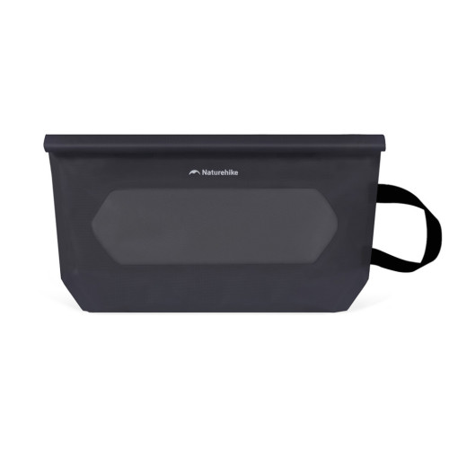 Водонепроникна косметичка Naturehike CNK2450XB021 чорна нейлон 70D IPX8 33.7х18/28.5х9.5 см вага 68 г
