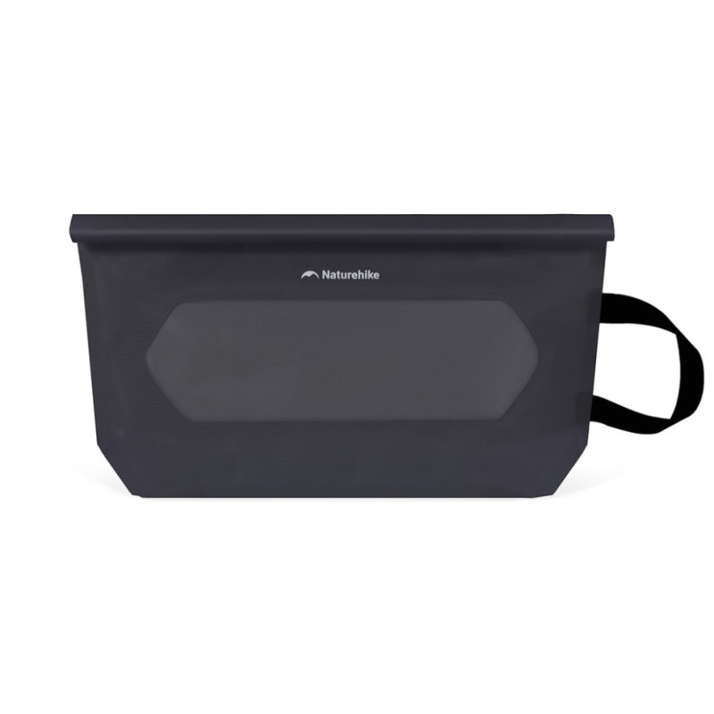 Водонепроникна косметичка Naturehike CNK2450XB021 чорна нейлон 70D IPX8 33.7х18/28.5х9.5 см вага 68 г
