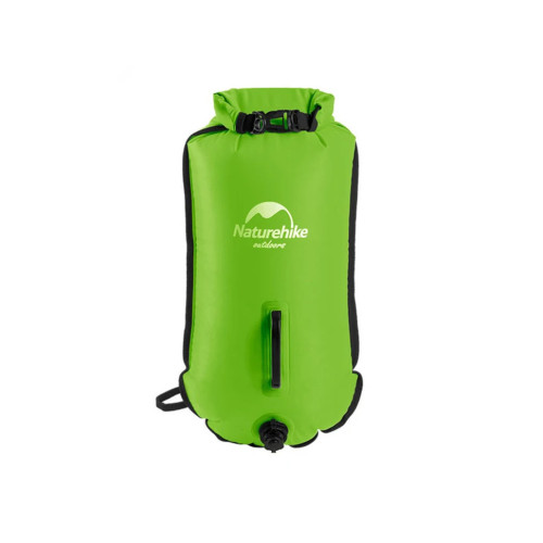 Буй-гермомішок Naturehike NH17S001-G 18 л зелений водонепроникний з ремінцем для кріплення на поясі