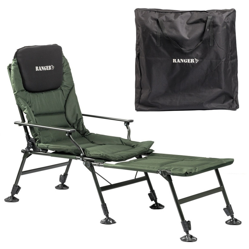 Крісло-ліжко Ranger Carp SL-112 велике 182 см тканина Оксфорд 600D підняття до 165°